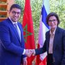Discussions bilatérales réunissant Bensaid à sa homologue française
